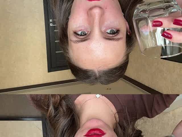 Uvula Spit Close-up POV
