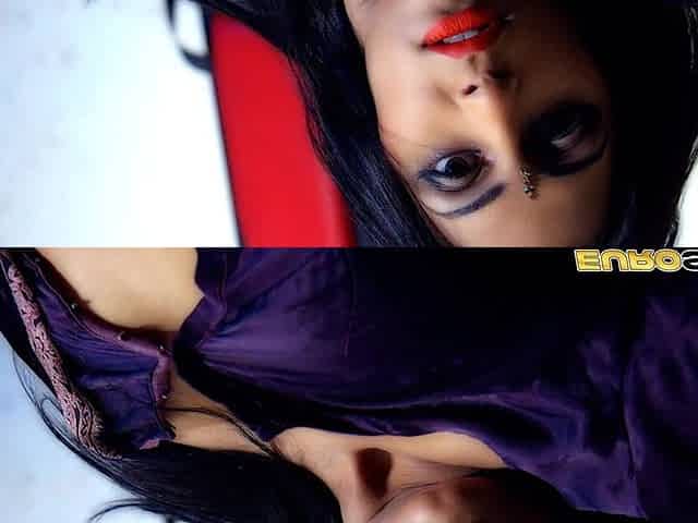 Indian-British Babe Miya Rai Has Her Pussy Sprayed