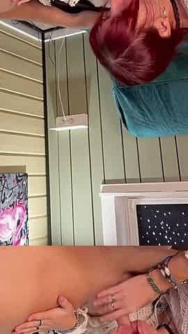 Riding Dick with Teasing Challenge and Cum on Pussy