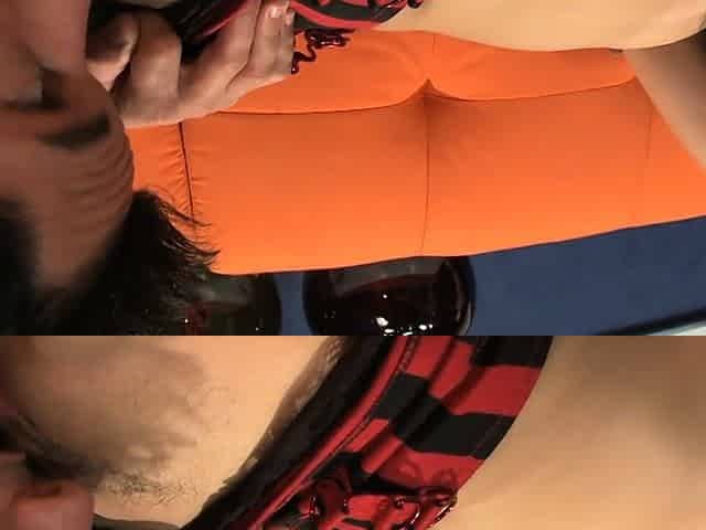 Kinky Asian Tramp with Tattoos Loves Sucking Big Dick