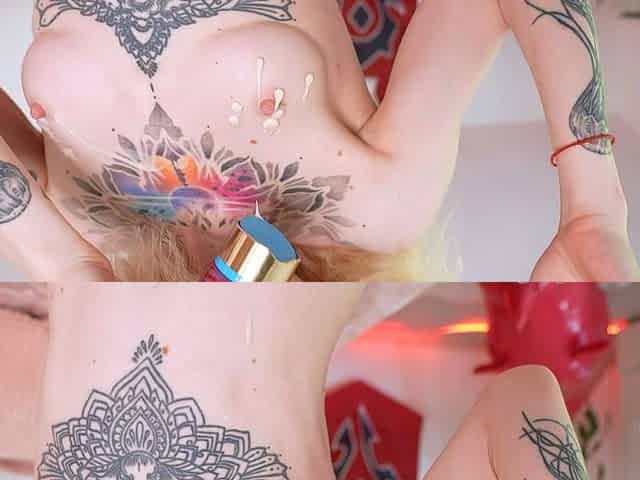Close up pussy fingering ass toying