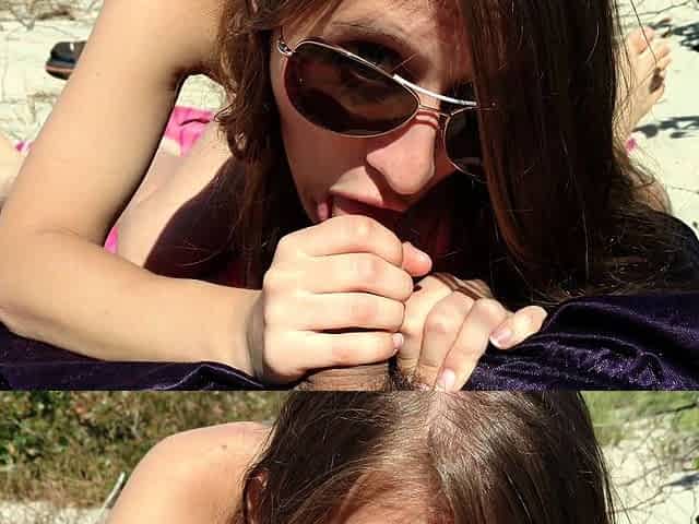 Cute amateur teen blowjob on sex dating webcam