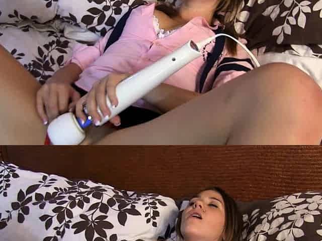 Amateur brunette ariana marie solo toying