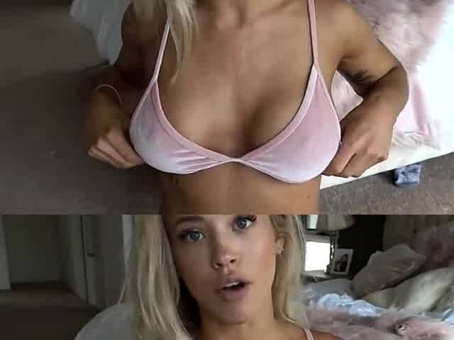 Tammy, a Young Mom, Models Thong Bikinis