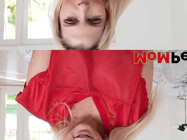 Thick Blonde Milf Rides Stepsons Hard Cock With Christie Stevens