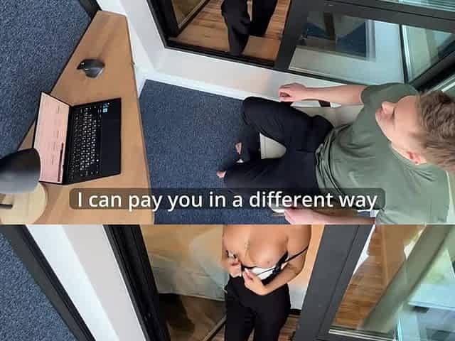 Hot blonde MILF with big round boobs gives me a blowjob and gets fucked in doggystyle and missionary positions