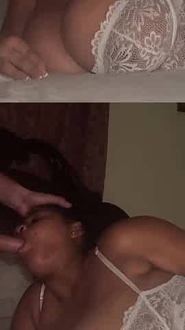 Extremely Busty Ebony Latina Sucks & Fucks for White Cocks Cum Cream
