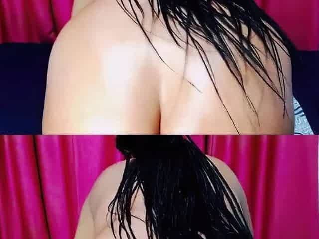 Widening My Corpulent Black Large Booty Showing Large Melons