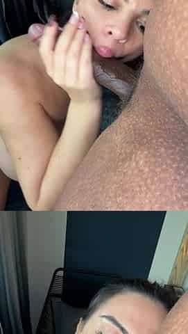 Mommy sucks BBC amateur porn