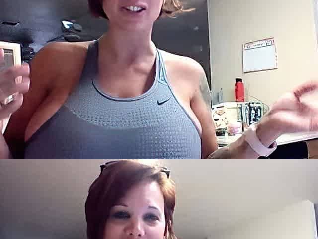Hot Busty Webcam Babe Masturbate Solo