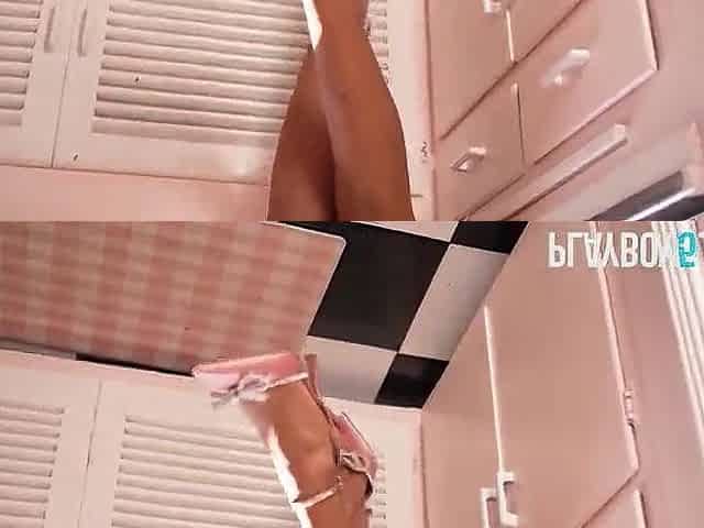 Hawt ebony and latin chick pornstar sweethearts posing exposed for Playboy