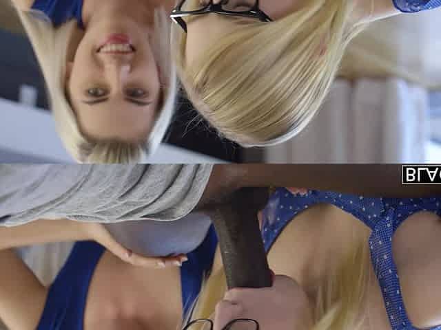 Teen Trillium and Niki Snow ride Michael's massive black cock in a steamy HD interracial threesome