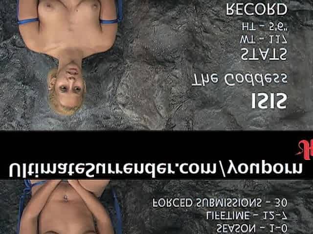Golden-haired sweethearts in competitive naked wrestling