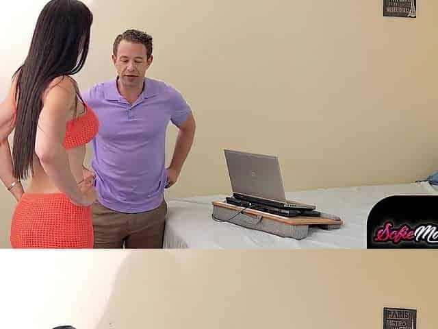 Lewd Sofie Marie Visits Work From Home Employee To Bang
