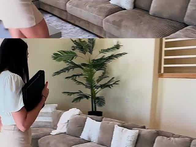 Small titted brunette amateur anal nailed at home