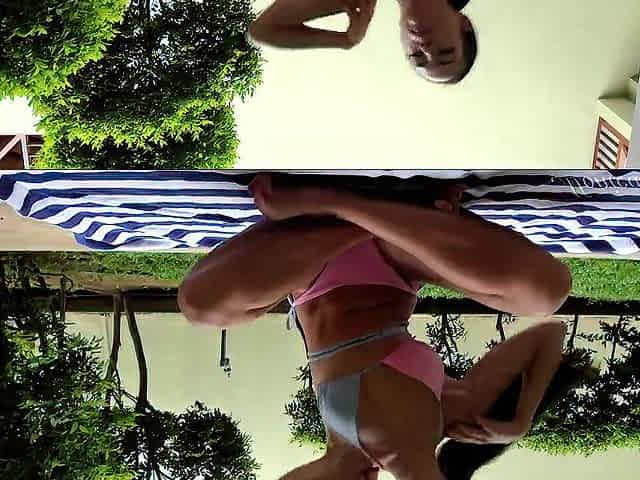 Bikini Yoga Stretch made me so Concupiscent