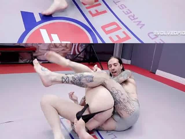 Ruckus gets coarse and hard with Sophia Locke in Mixed wrestling sexfight