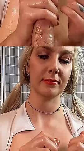 Oiled Titties and Jerk You off on My Tits