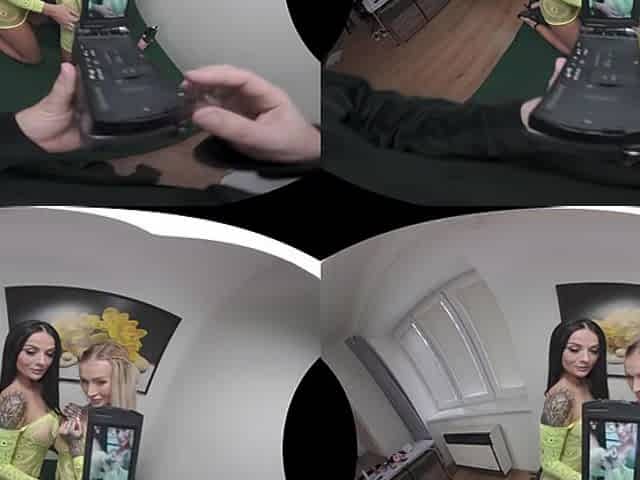 Daisy Lee and Maddy Black: Fishnet Photo Models - POVcentralVR