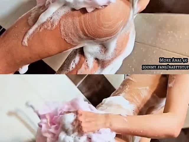 Drenched In Desire: Asian Beautys Shower Session Explodes Into An Anal Adventure!