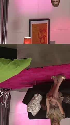 Nicole Ray a Slutty Girlfriend with a Shaved Vagina Enjoys While Holding a Hard Cock in Her Pussy
