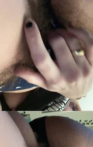 Hairy Pussy in Dirty Panties