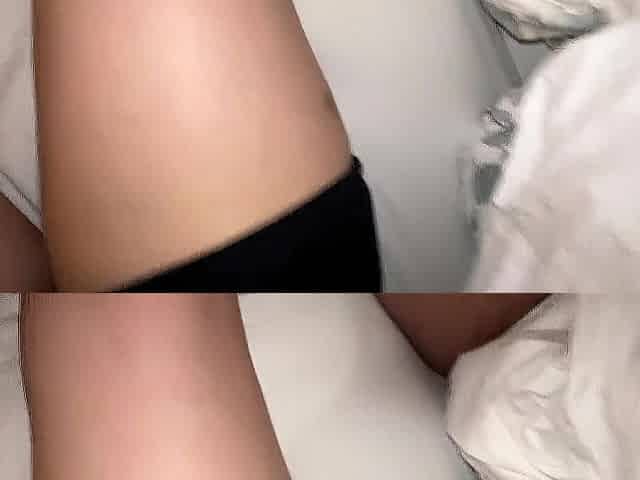 My roommate let me rub my shlong on her body but I couldn't ejaculate - Dry Humping