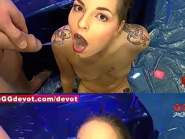 Bibi Has Hardcore Pee And Cum Fetish Fucking Gangbang