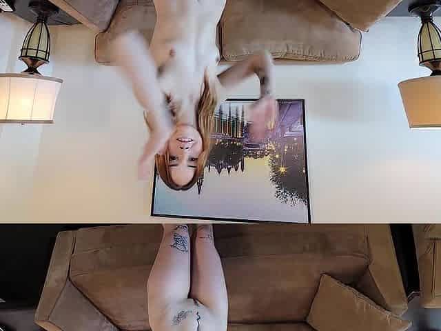 Redhead Bambi Brown Disrobes and Bangs - FDL POV Ep.9