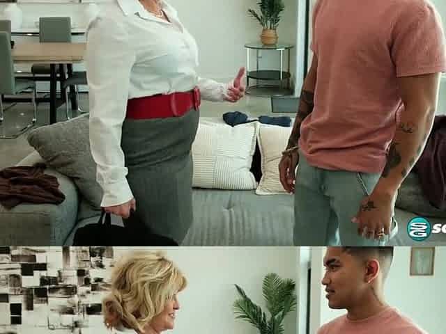 Curvy Busty Blonde Mature Elara Elis Sucks & Rides a Hefty Latino Dick Of Her Son's Friend With Zeal