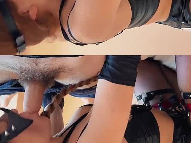 ma maitresse femme vient me soumettre en belle lingerie