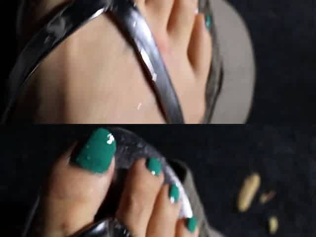 Beautiful Brunette Foot Fetish