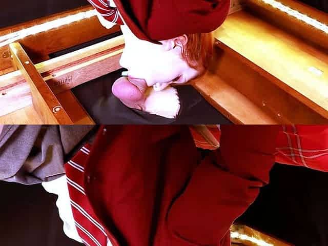 Blue Balls Ready To Explode On Redhead Schoolgirl