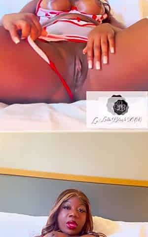 Sexy Big Tit Ebony Fucks Her Pussy Hard