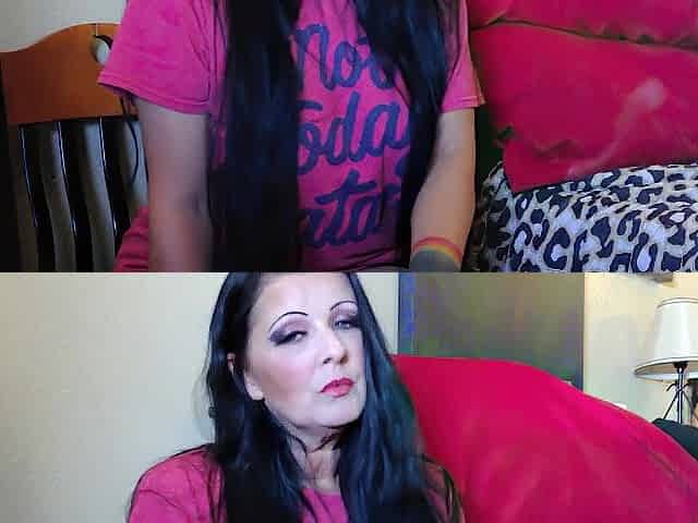Cute Little mother I'd like to fuck Smokin' a Cigarette