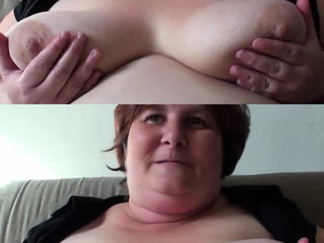 Mature bbw enjoys intense oral and toy pleasure session.