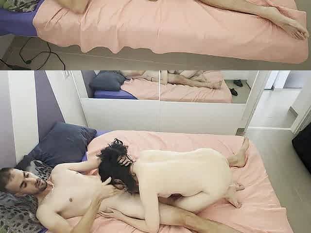 Slutty coworker came to a youthful nasty chap for vehement sex, real homemade episode
