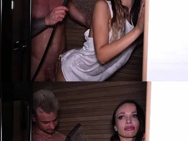 Best friend joins me in the shower
