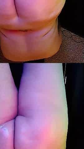 Oiled Booty Shaking with Slow Motion Strobe Lights Ripple