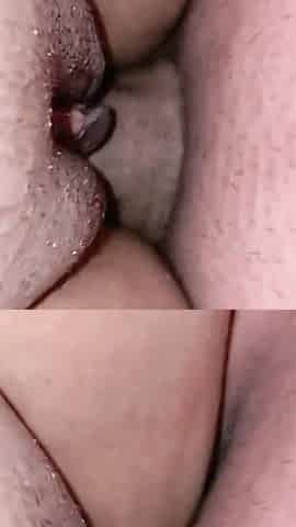 POV Stepson with Fat Cock Eating MILF Stepmom's Tight Pussy