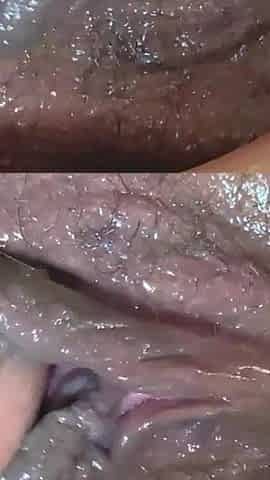 Fingering Tight Pink Pussy of My Stepsister White Cream Came Out of Her Pussy When I Touched Her Asshole