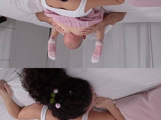 Tiny Princess Is Learning All About Rough Doggy