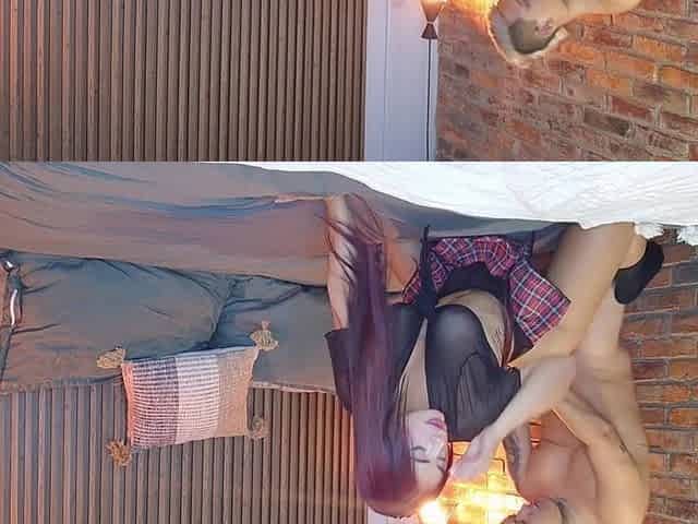 Schoolgirl Desirous of Penis Gets Her Comeuppance and I Fill Her Pussy with Milk