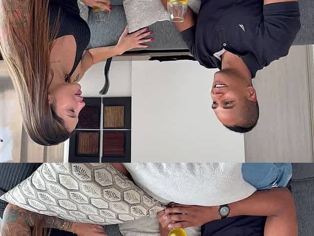 Cuckold Husband Watch as his wife fucks a big cock up the ass to creampie! Pipe Boy, Salome Gil and Mr Matamorrros