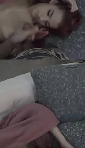 Jerk off on My Facial Throat Play BJ