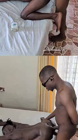 Banging black large ass bussyass with my Afro BBC