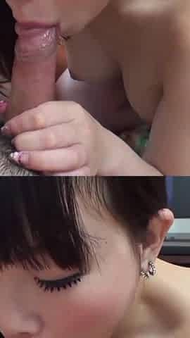 Japanse slut blow my cock