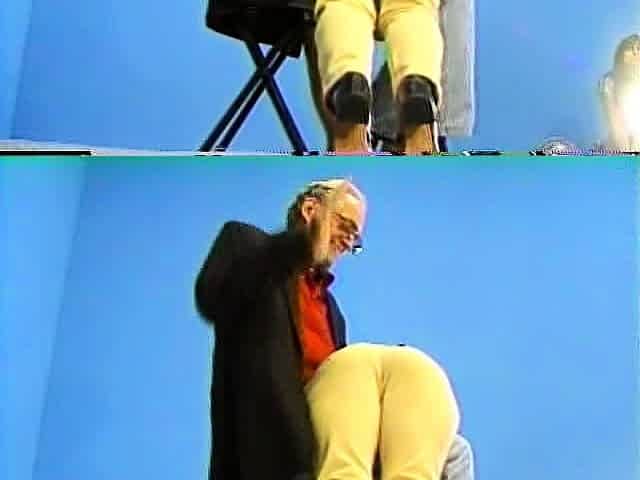 Two old mans fuck young blonde teen