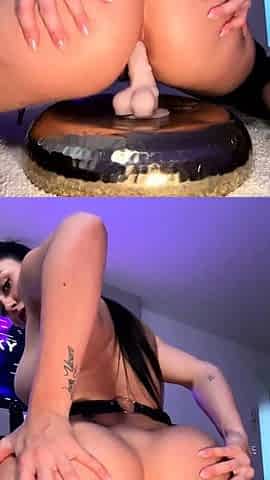 Brunette babe chelsea french solo masturbation