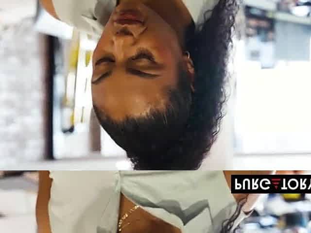 Beautiful black chick sucks her coworkers weenie in the office